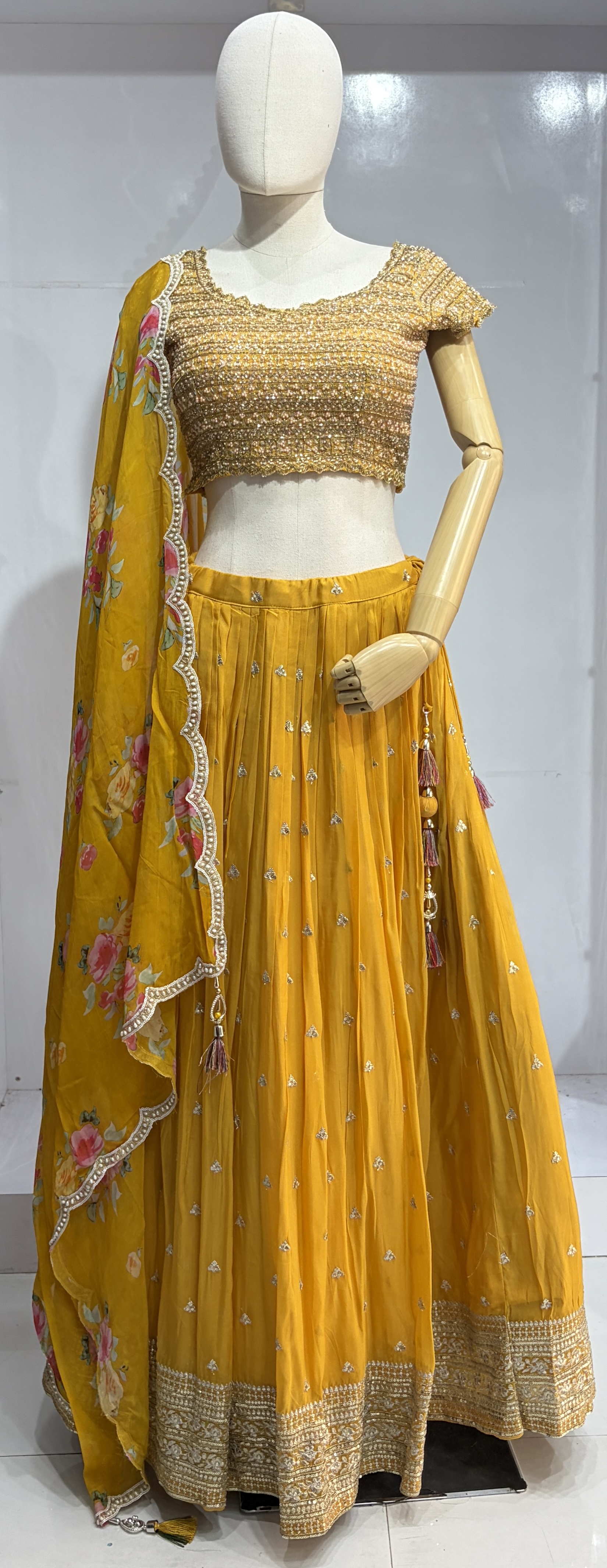 FLORAL SUNSHINE LEHENGA