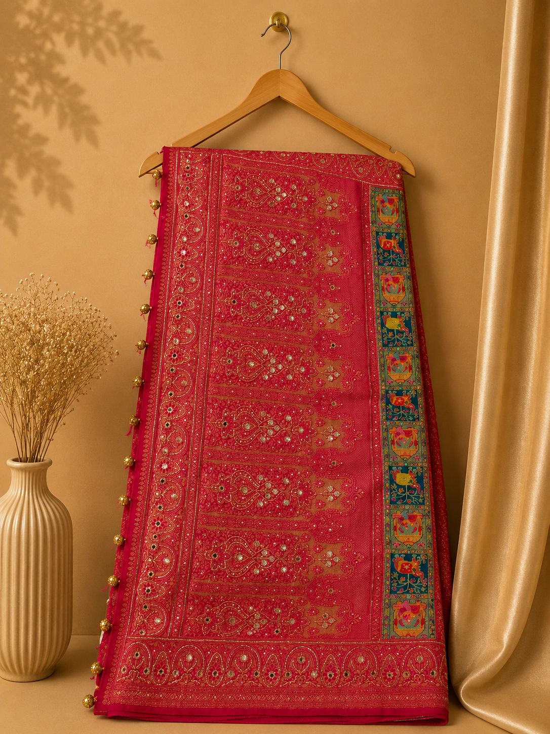 RANI HERITAGE MIRROR SAREE