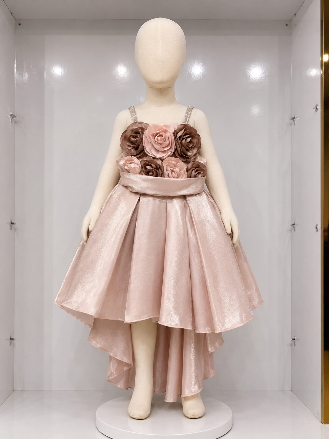 BLUSH ROSE HIGH-LOW PRINCESS DRESS