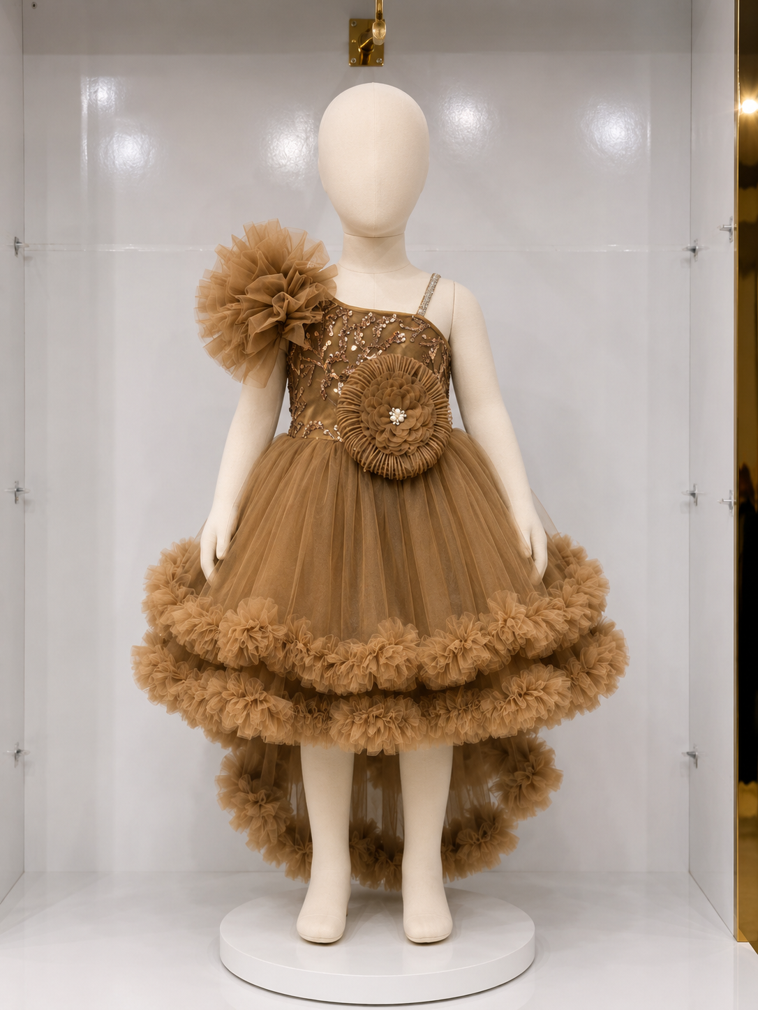 MOCHA BROWN DESIGNER GOWN