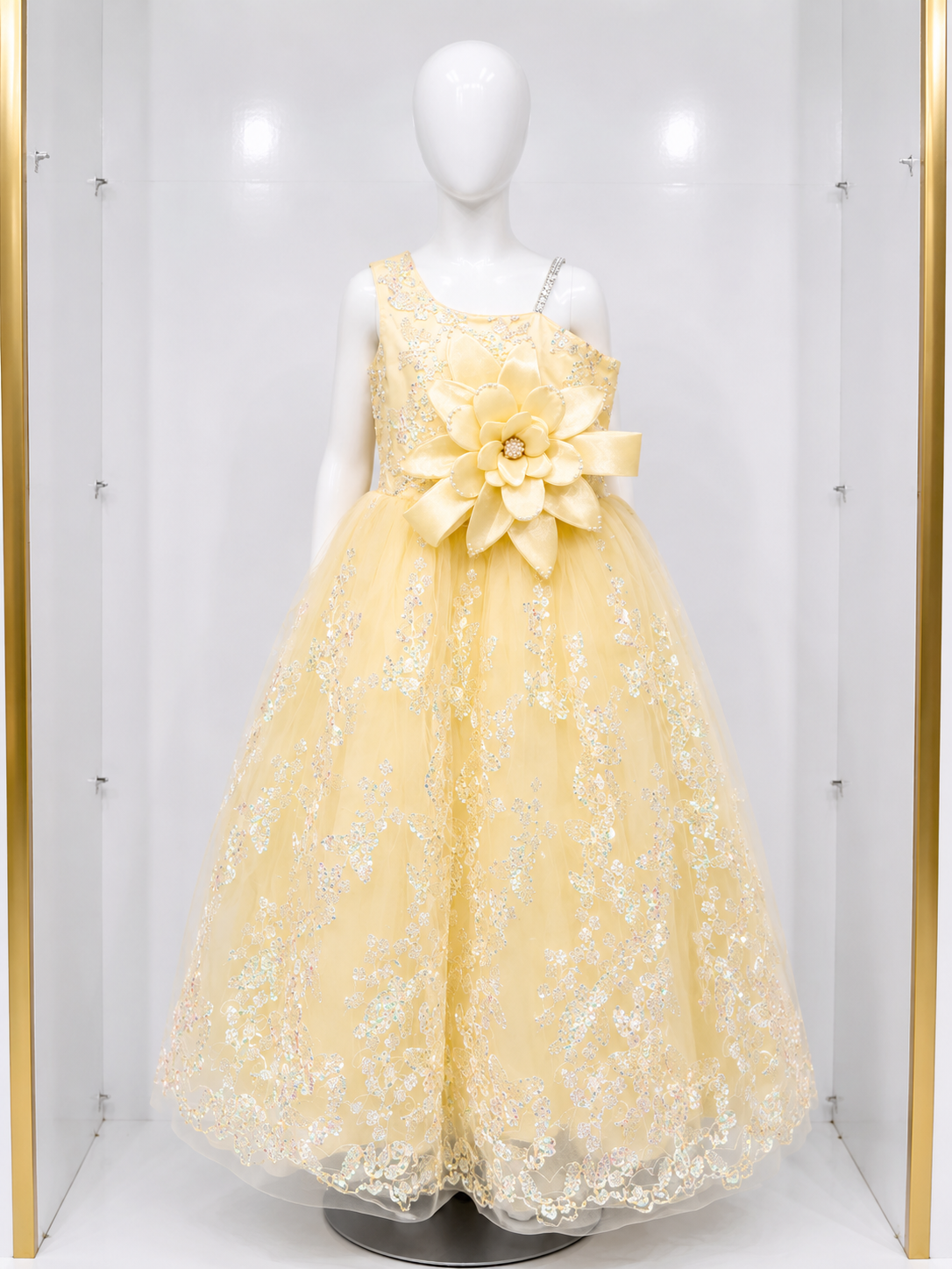 GOLDEN BLOSSOM PRINCESS GOWN