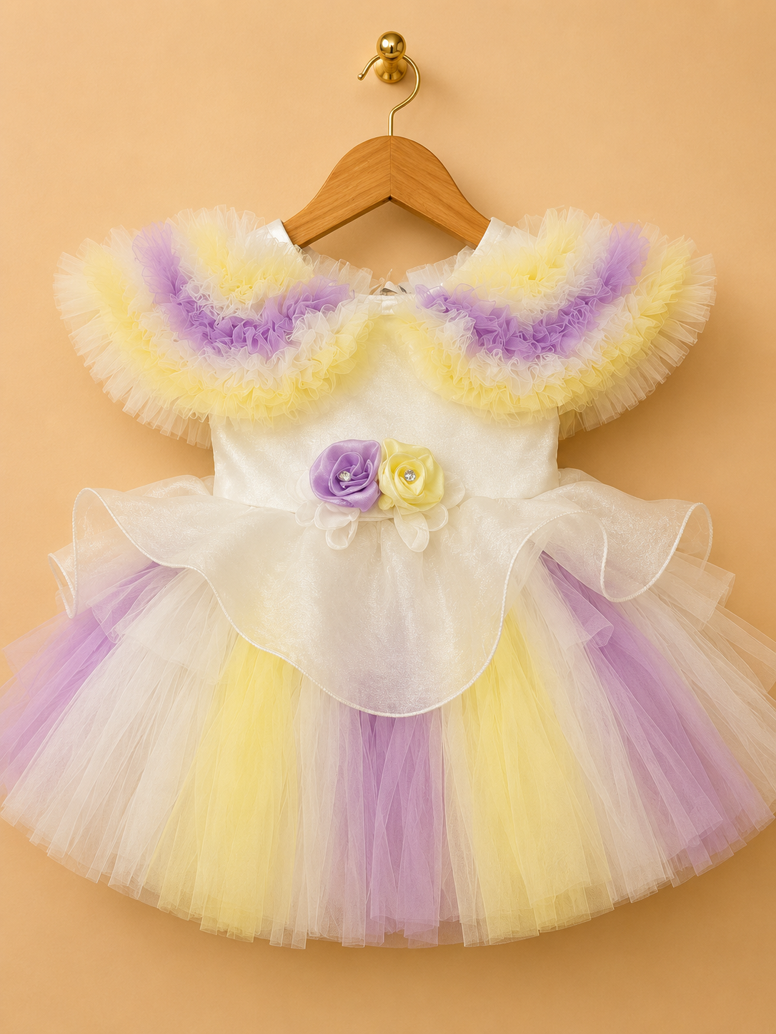 PASTEL  RAINBOW TULLE PARTY DRESS