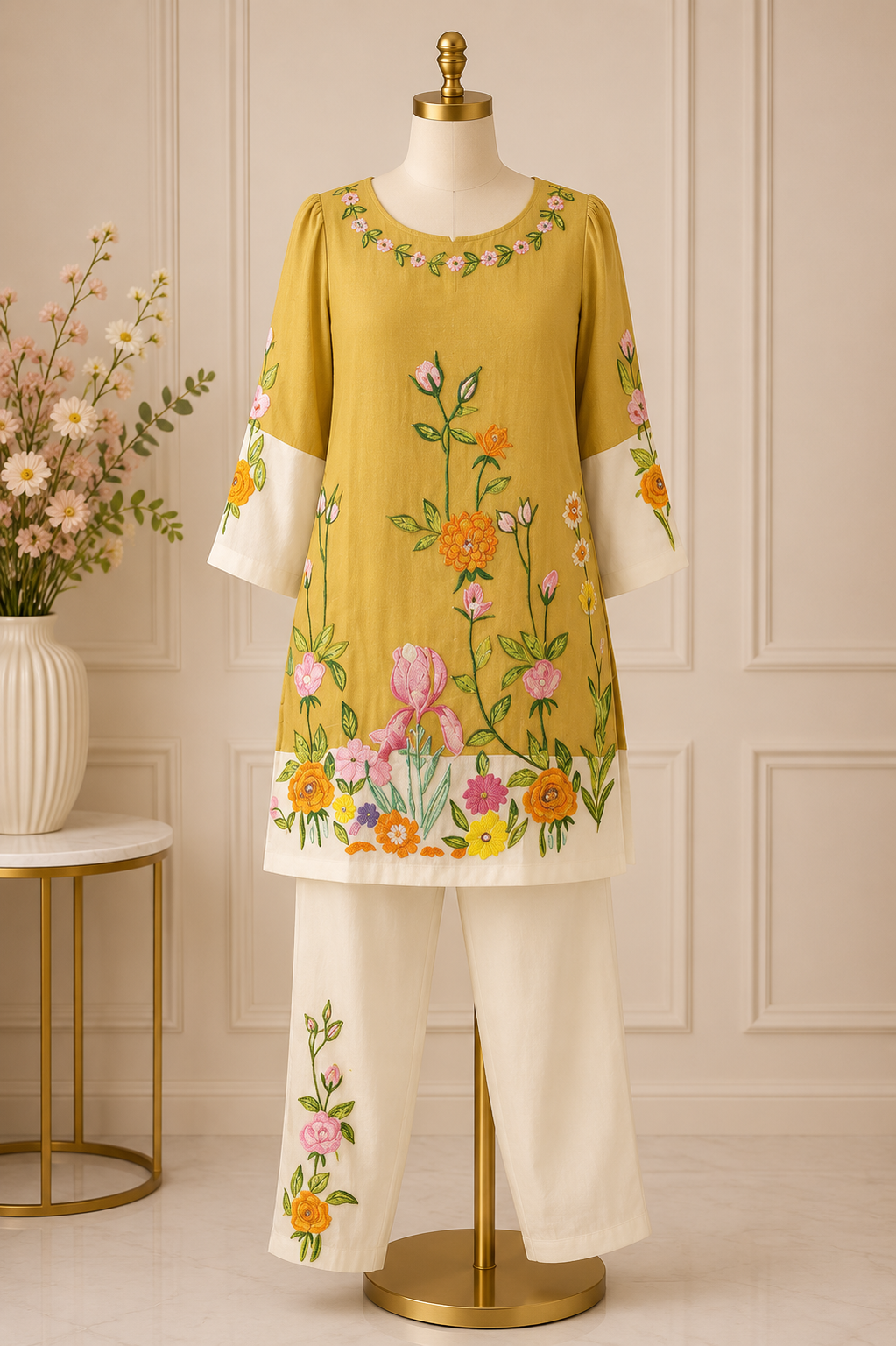 GOLDEN GARDEN EMBROIDERED 