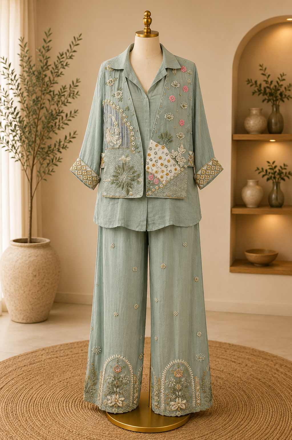 SAGE GARDEN LAYERED CO-ORD SET